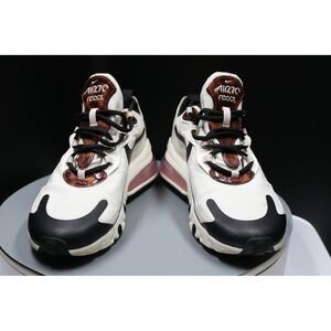 Nike Air Max 270 React Shoes Womens Size 8 White Black Pink CU4752-100 Lifestyle